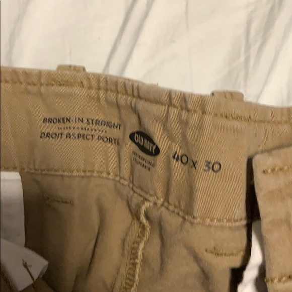 40x30 Old Navy Khakis - Picture 2 of 2